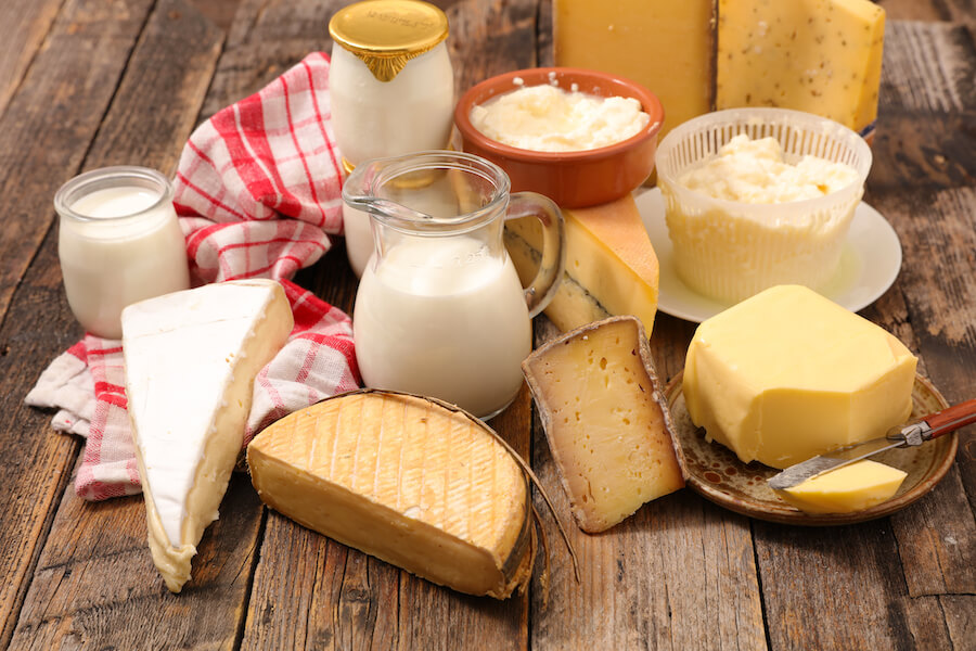 Dairy is known to neutralize acids in the mouth to promote healthy teeth.